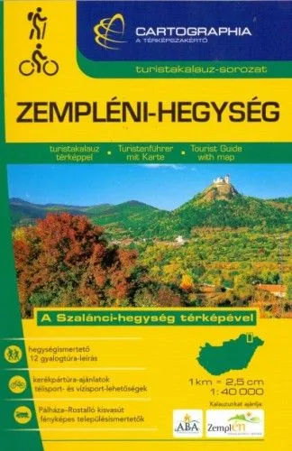 Biztonságos fizetés Zempléni-hegység turistakalauz 1:40 000 - A Szalánci-hegység térképével