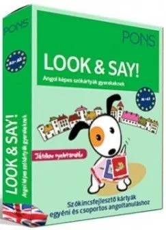 PONS Look & Say - Angol képes szókártyák gyerekeknek - A1-A2 Szezonális akció
