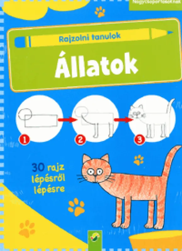 Rajzolni tanulok - Állatok - 30 rajz lépésről lépésre Biztonságos fizetés