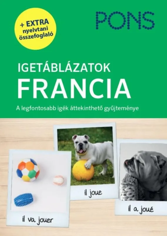 Szezonális akció PONS Igetáblázatok - Francia - A legfontosabb igék áttekinthető gyűjteménye