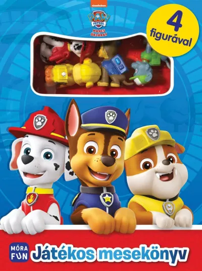 Kedvezmény Mancs Őrjárat - Játékos mesekönyv - 4 figurával