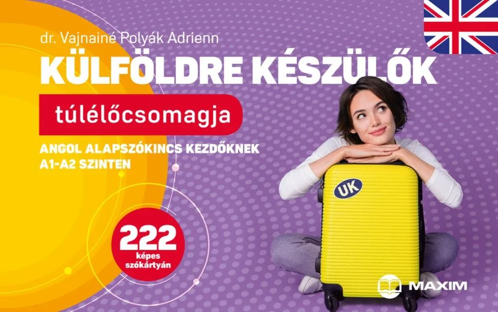 Akciós ár Külföldre készülők túlélőcsomagja - Angol alapszókincs kezdőknek A1-A2 szinten 222 képes szókártyán