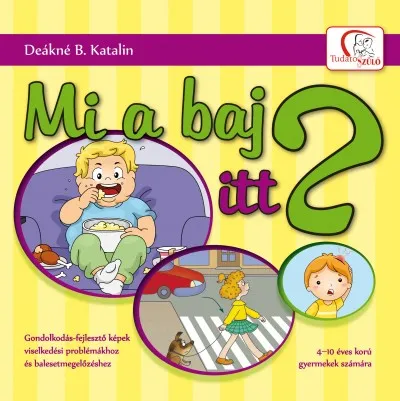 Ne maradj le Mi a baj itt? - Gondolkodás-fejlesztő képek viselkedési problémákhoz és balesetmegelőzéshez - 4-10 éves korú gyermekek számára