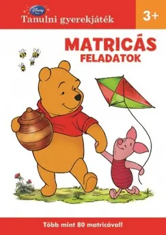 Vásárlói kedvenc Disney Suli matricás feladatok (Micimackó) - D027M - Tanulni gyerekjáték - Több mint 80 matricával! 3+