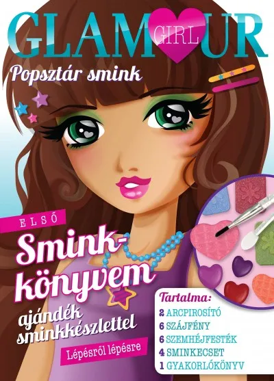 Kiárusítás Popsztár smink - Glamour girl - Ajándék sminkkészlettel
