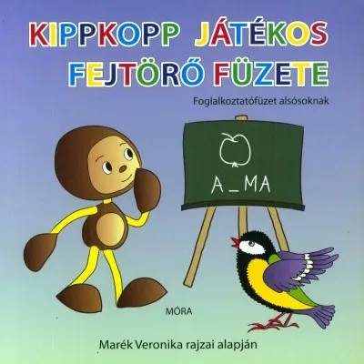 Akciós ár Kippkopp játékos fejtörő füzete - Foglalkoztatófüzet alsósoknak