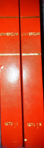 Az Univerzum magazin 1975-ös évfolyama két kötetbe kötve Prémium