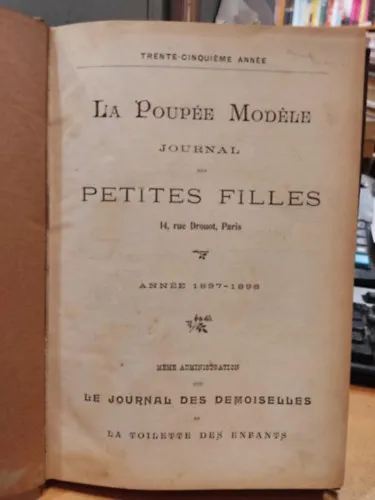 La Poupée Modéle journal - Teljes évfolyam 1897-1898 Exkluzív ajánlat