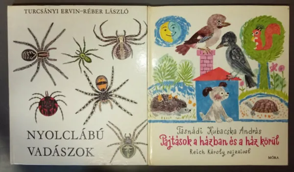 Szezonális akció Nyolclábú vadászok + Pajtások a házban és a ház körül (Bölcs Bagoly sorozat 2 kötet)