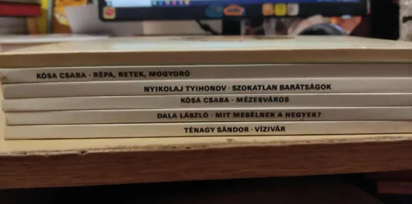 Mit mesél a természet csomag (6 kötet): Szokatlan barátságok + Répa, retek, mogyoró + Erdő emeletei + Mézesváros + Mit mesélnek a hegyek? + Vízivár Újdonság