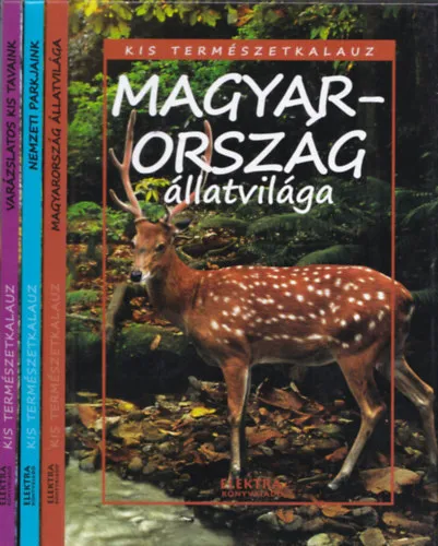 Korlátozott ajánlat 4 db Kis természetkalauz: Magyarország állatvilága + Nemzeti parkjaink + Varázslatos kis tavaink + lovak világa