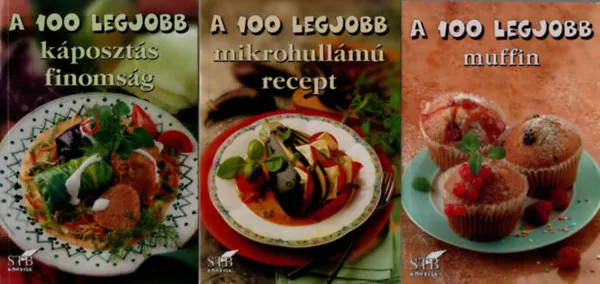 Rendeld meg most 3 db Szakácskönyv: A 100 legjobb mikrohullámú recept, A 100 legjobb káposztás finomság, A 100 legjobb muffin.
