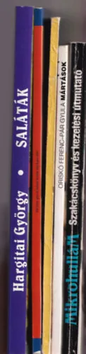 5 db szakácskönyv: Mikrohullám +Mártások +Burgonyából télen-nyáron +Saláták +Tóth Endre gyors és kedvenc tésztáim akár 8 perc alatt! Olcsó