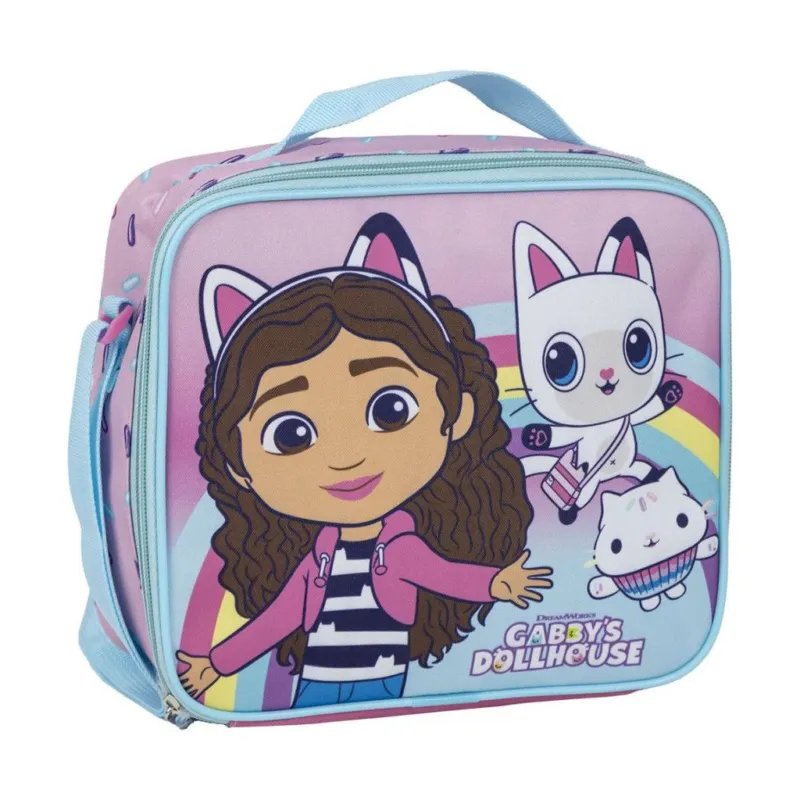 Árengedmény Gabi babaháza Rainbow thermo uzsonnás táska 22 cm