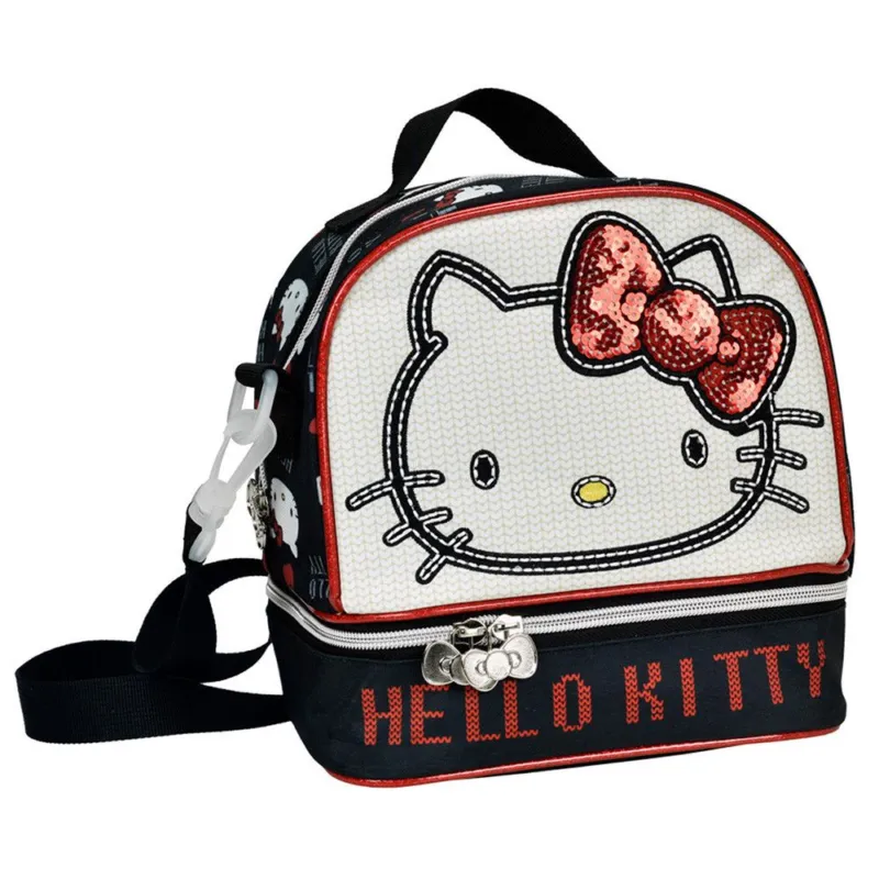 Akció Hello Kitty Heart thermo uzsonnás táska 21 cm