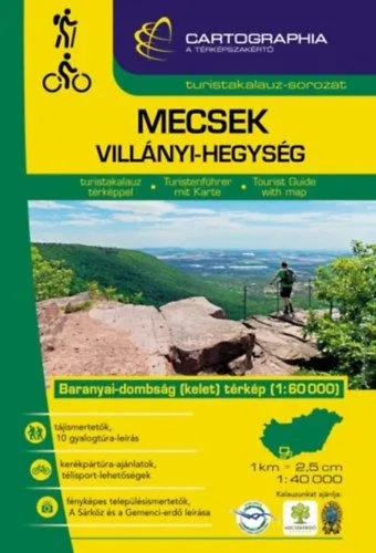Mecsek, Villányi-hegység turistakalauz - 1:60000 Biztonságos fizetés