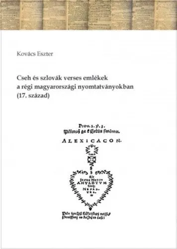 Cseh és szlovák verses emlékek a régi magyarországi nyomtatványokban (17. század) Legkelendőbb