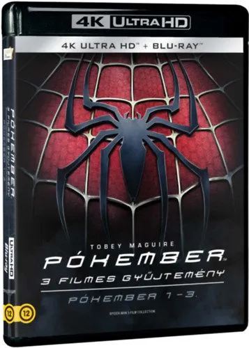 Biztonságos vásárlás Pókember 3 filmes gyűjtemény - Pókember 1-3. - 3 4K UHD + 3 Blu-ray - BLU-RAY